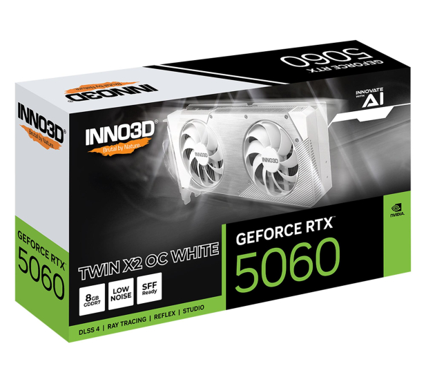 INNO3D GeForce RTX 5060 Twin X2 OC White 8GB GDDR7 DLSS5 - 1332816 - zdjęcie 3